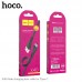 Кабель HOCO Type-C TPE Flat Noah X40 1 метр плоский черный