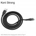 Кабель Koni Strong KS11t Nobility flash charging скоростной 5 ампер USB - Type-C 1.2m 5A черный
