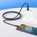 Кабель силиконовый эластичный HOCO X61 Type-C Ultimate silicone charging data cable 1m 3A белый