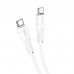 Кабель HOCO Type-C to Type-C Nano silicone charging data cable X67 1.2m 60W 5A черный