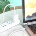 Кабель HOCO X84 Solid charging data cable 60W Type-C to Type-C белый