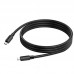 Кабель HOCO Type-C to Type-C Solid charging data cable X84 черный 1м 60W