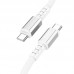 Кабель HOCO X85 Type-C to Type-C Strength charging data cable 1m 60W белый