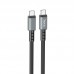 Кабель HOCO X85 Type-C to Type-C Strength charging data cable 1m 60W белый
