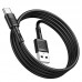 Кабель HOCO Type-C Victory charging data cable X83 силиконовый 3а белый