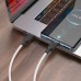 Кабель силиконовый HOCO Type-C to Type-C Cool silicone charging data cable X90 1m 60W белый