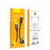 Кабель HOCO X89 Type-C to Type-C Wind charging data cable (packaged) 1m 60W черный