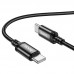 Кабель HOCO X89 Type-C to Type-C Wind charging data cable (packaged) 1m 60W черный