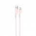 Кабель HOCO Type-C Crystal color silicone charging data cable X97 1м белый