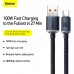 Кабель Baseus Type-C Crystal Shine Series Fast Charging Data Cable 2m 100W CAJY000501