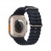 Ремешок HOCO iWatch WA12 marine double buckle silicone strap для часов 42 / 44 / 45 / 49mm черный