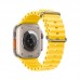 Ремешок HOCO iWatch WA12 marine double buckle silicone strap для часов 42 / 44 / 45 / 49mm черный