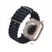 Ремешок HOCO iWatch WA12 marine double buckle silicone strap для часов 42 / 44 / 45 / 49mm черный