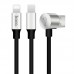 Кабель 2 в 1 - двойной шнур Hoco U18 combo Lightning + Micro