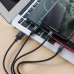 Кабель HOCO Combo Lightning/Micro USB/Type-C Times speed X14 |1m, 2A|