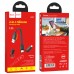 Кабель двойной силиконовый Hoco U87 Cool Combo USB to Lightning + Type-C Silicone 20см белый