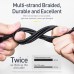 Кабель BASEUS Combo twins 2 in 1 cable Type-C to Type-C/Lightning |1M, 60W (20V 3A) + 18W (9V 2A)|