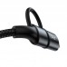 Кабель BASEUS Combo twins 2 in 1 cable Type-C to Type-C/Lightning |1M, 60W (20V 3A) + 18W (9V 2A)|