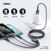 Кабель 3 коннектора REMAX Combo Sury 2 Series 3-in-1 Cable RC-070th 1.2m