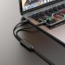 Кабель HOCO Combo Type-C to Type-C/Type-C Super U102 1.5m 100W разветвитель черный