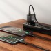 Кабель HOCO Combo Type-C to Type-C/Type-C Super U102 1.5m 100W разветвитель черный
