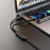 Кабель HOCO Combo Type-C to Type-C and Lightning Super U102 1.5m черный