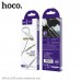 Кабель угловой с поддержкой микрофона Hoco UPA15 L-shape AUX with mic черный