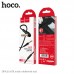 Кабель угловой с поддержкой микрофона Hoco UPA15 L-shape AUX with mic черный
