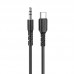 Кабель HOCO Type-C to Aux Digital audio conversion cable UPA17 юсб-с на 3.5мм черный