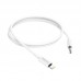Кабель адаптер BOROFONE BL9 AUX to Lightning Digital Audio Conversion DAC 1 метр белый