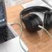 Кабель HOCO AUX audio cable UPA19 аудио шнур папа папа 1 м серый