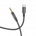 Кабель HOCO AUX to Type-C digital audio conversion cable UPA19 белый 1 метр