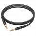 Кабель HOCO UPA24 Smooth AUX audio cable 3.5mm - 3.5mm 1 метр черный