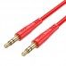 Кабель HOCO UPA24 Smooth AUX audio cable 3.5mm - 3.5mm 1 метр черный