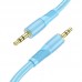 Кабель HOCO UPA25 Transparent Discovery Edition AUX audio cable 1 метр черный