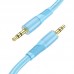 Кабель HOCO Transparent Discovery Edition AUX audio cable UPA25 |1M|