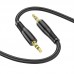 Кабель HOCO UPA25 Transparent Discovery Edition AUX audio cable 1 метр черный