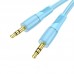 Кабель HOCO Transparent Discovery Edition AUX audio cable UPA25 |1M|