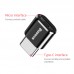 Переходник BASEUS mini - мама Micro USB to Type-C (папа) 2.4A (CAMOTG-01)