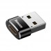 Адаптер переходник BASEUS USB папа - Type-C мама 2.4A (CAAOTG-01)