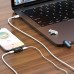 Переходник разветвитель аудио HOCO Dual Lightning digital audio converter LS31 адаптер черный