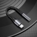 Переходник HOCO Type-C Digital 3.5 Audio converter DAC LS33 0.12m черно серый