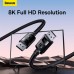 Кабель Baseus High Definition Series DP 8K to DP 8K Adapter Cable |2m|