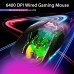 Мышь ONIKUMA Gaming CW902 RGB бело серая