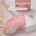 Мышь аккумуляторная беспроводная ONIKUMA Gaming wireless CW905 RGB розовая