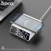Настольные LED смарт-часы with Qi Charger HOCO DCK1 |Alarm/Watch/Qi Charger, 10W|