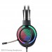 Наушники игровые с подсветкой НОСО ESD03 Gaming LED Headphones полноразмерные черные
