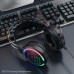 Наушники НОСО Gaming LED Headphones ESD03 полноразмерные  черные