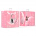 Наушники - с ушками кота ONIKUMA Gaming Cat Ear K9 7.1 розовые с подсветкой