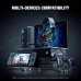 Наушники геймерские ONIKUMA X9 Gaming игровая гарнитура с подсветкой Blue LED черная